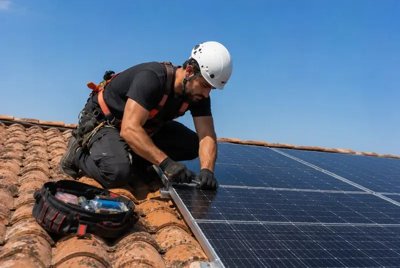 Maintenance et monitoring de panneaux solaires à Saint-André-de-Sangonis